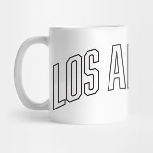 Los Angeles Black Outline Mug